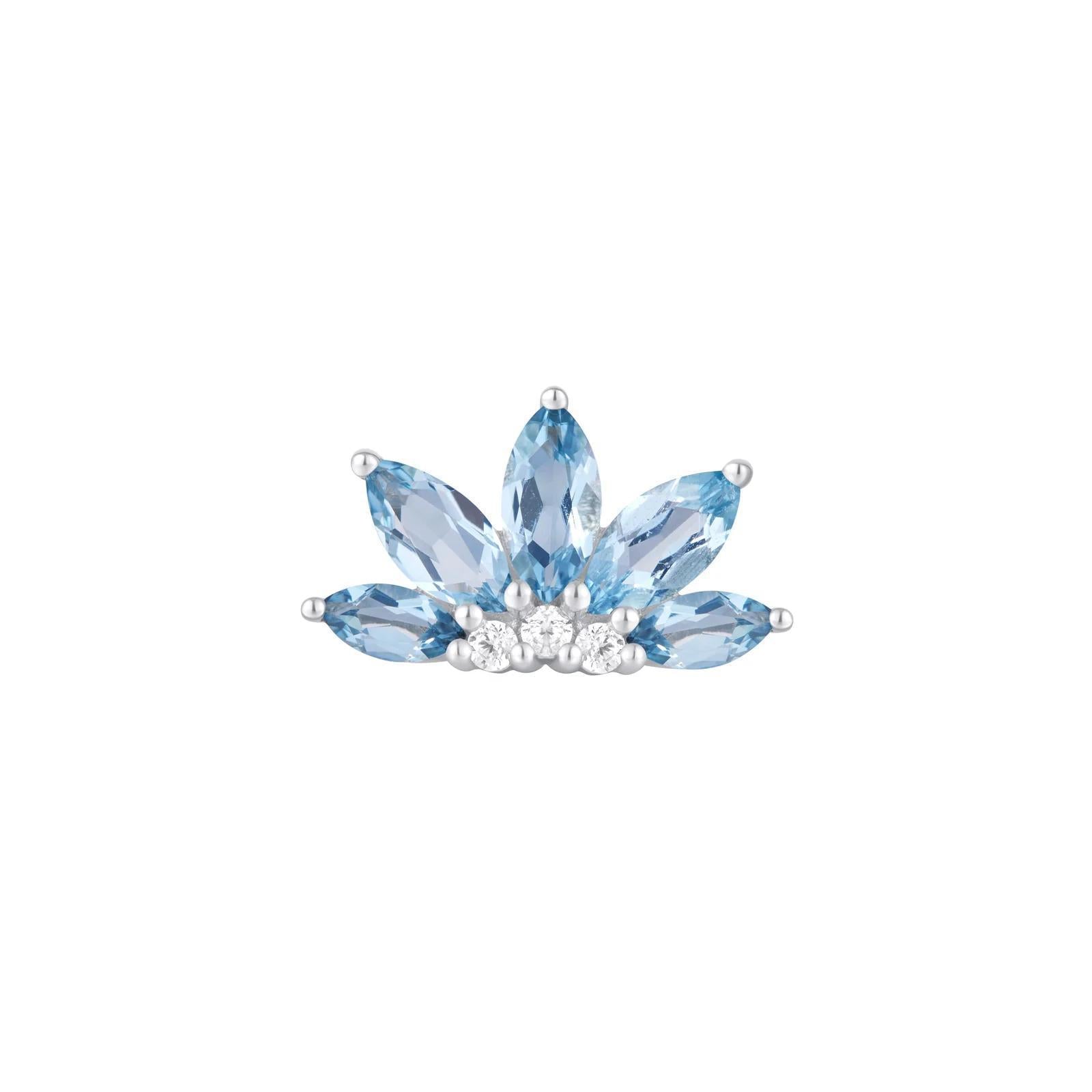 Buddha | 14k gold | Valentina | London Blue Topaz