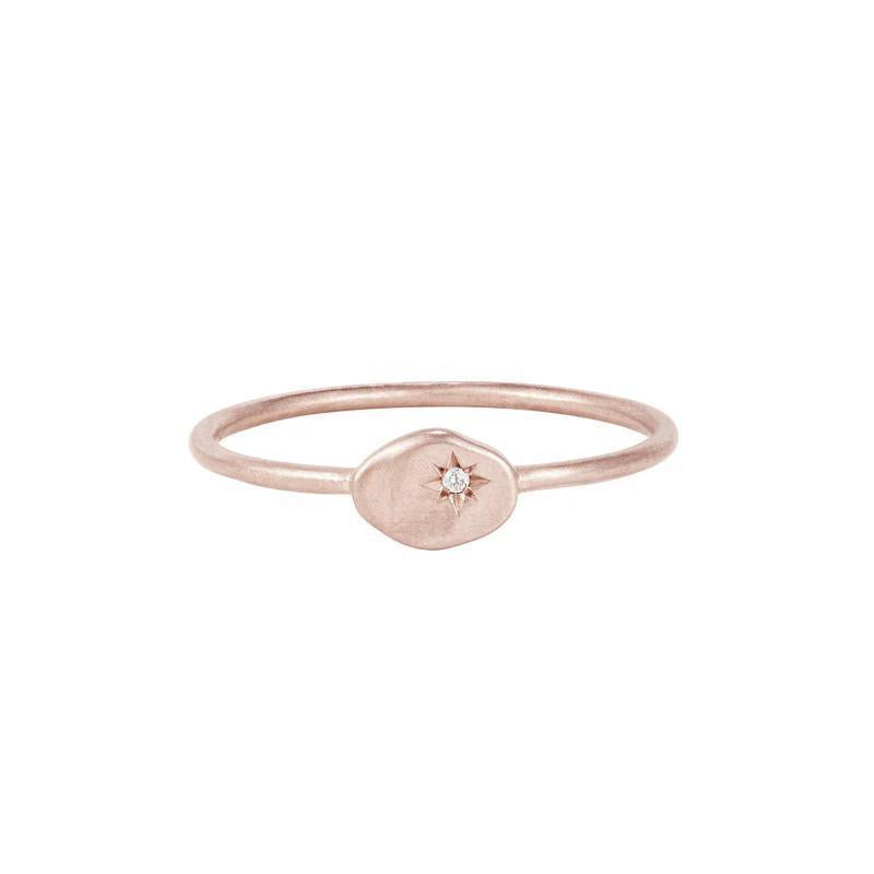 Buddha | 14k gold | RION x Buddha North Star Ring | Diamond