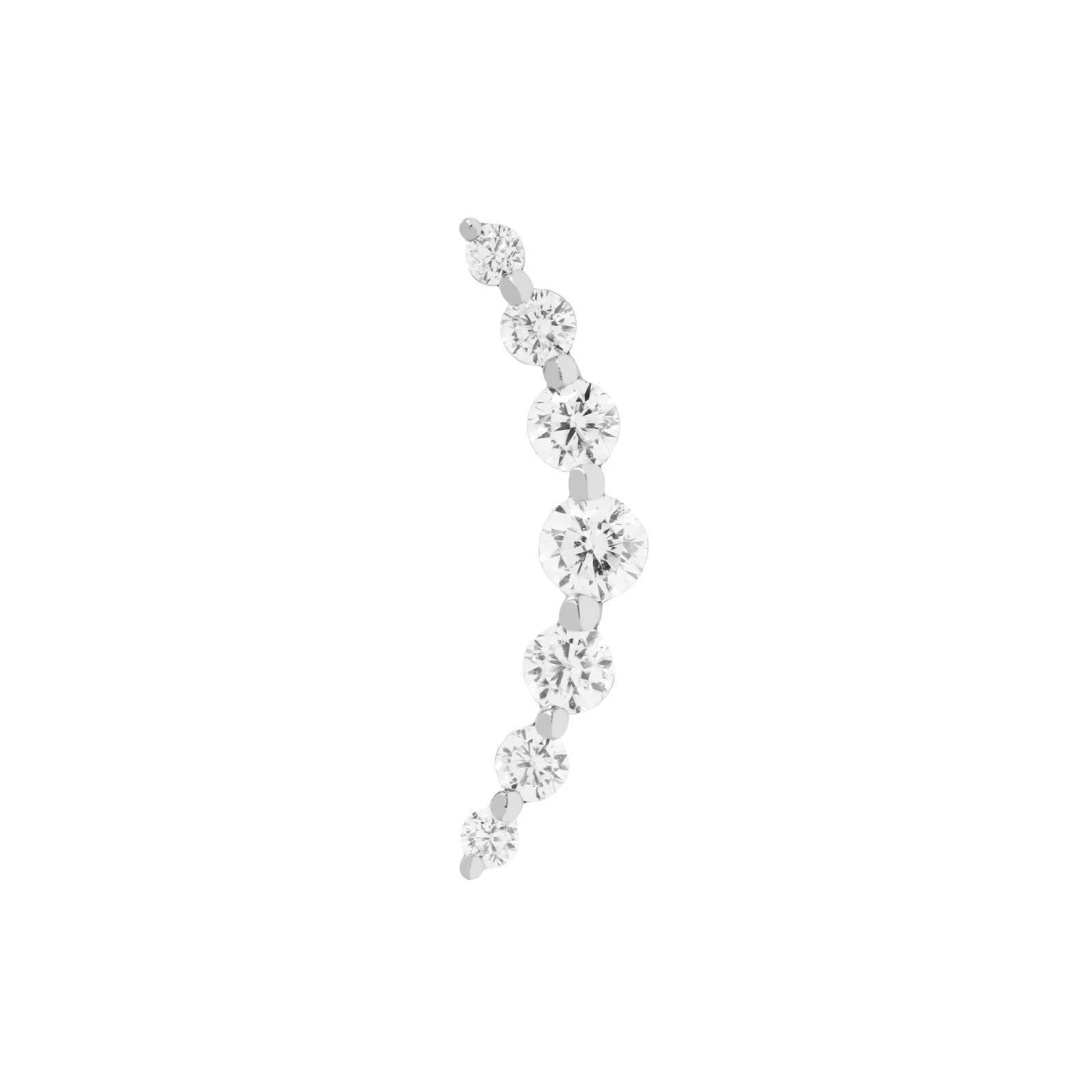 Buddha | 14k gold | Everlasting | Clear CZ