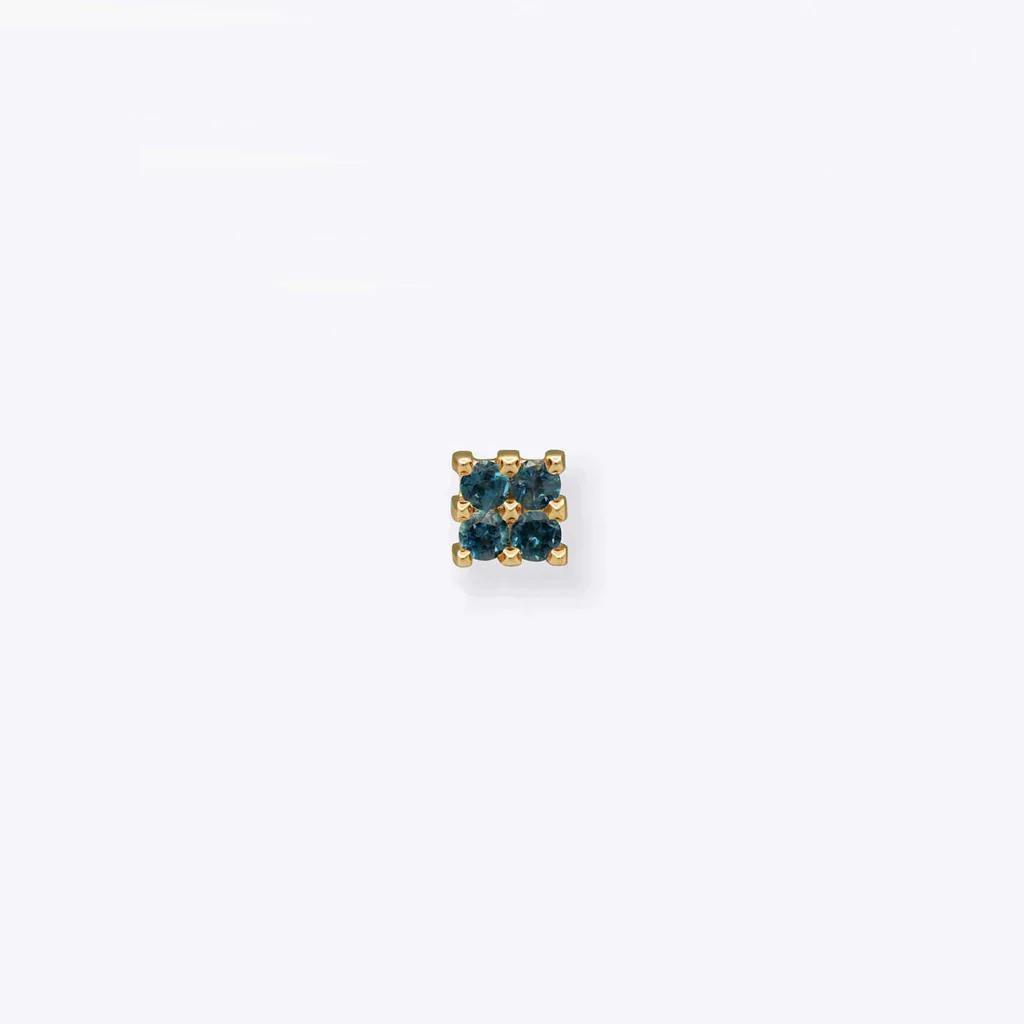 Tether | 14k gold | Argo | London Blue Topaz
