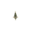 Buddha | 14k gold | Mini Soho | Moss Agate