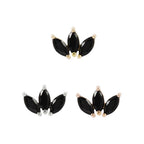 Buddha | 14k gold | Moet | Black Spinel