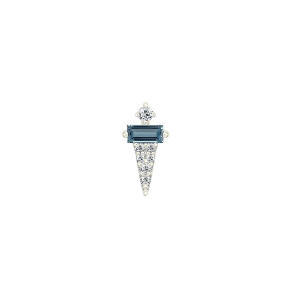 Buddha | 14k gold | Dystrikt | London Blue Topaz