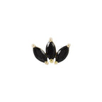 Buddha | 14k gold | Moet | Black Spinel