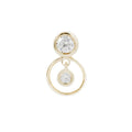 Buddha | 14k gold | Warhol | Swarovski Crystal CZ