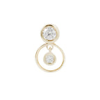 Buddha | 14k gold | Warhol | Swarovski Crystal CZ