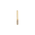 Buddha | 14k gold | Love Line | Clear CZ