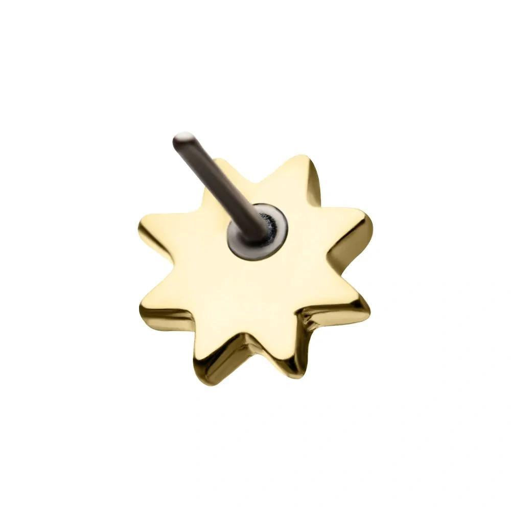 Invictus | 14k gold | Sun | CZ