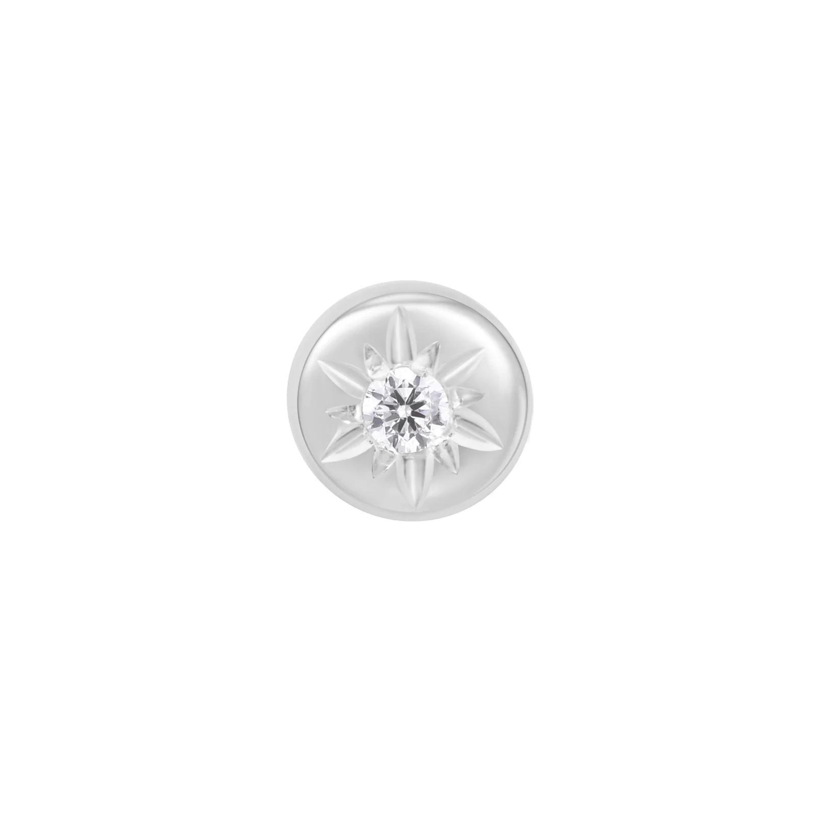 Buddha | 14k gold | Lark | Clear CZ