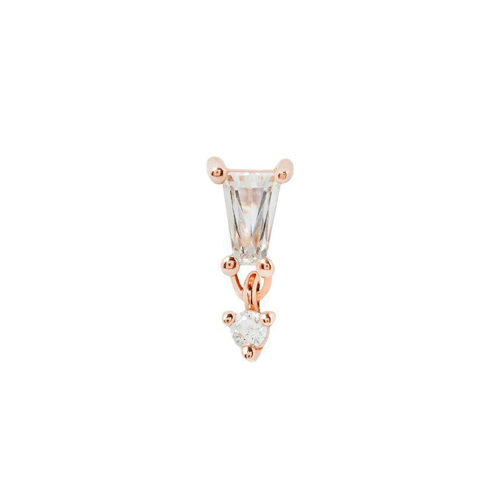 Buddha | 14k gold | Yves | Clear CZ