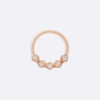 Tether | 14k gold | Nova Seam Ring | Diamond