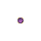 Buddha | 14k gold | Peekaboo | Amethyst
