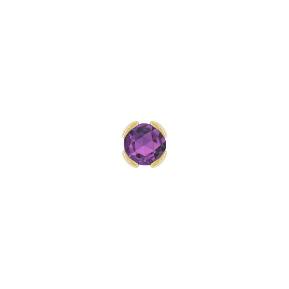 Buddha | 14k gold | Peekaboo | Amethyst