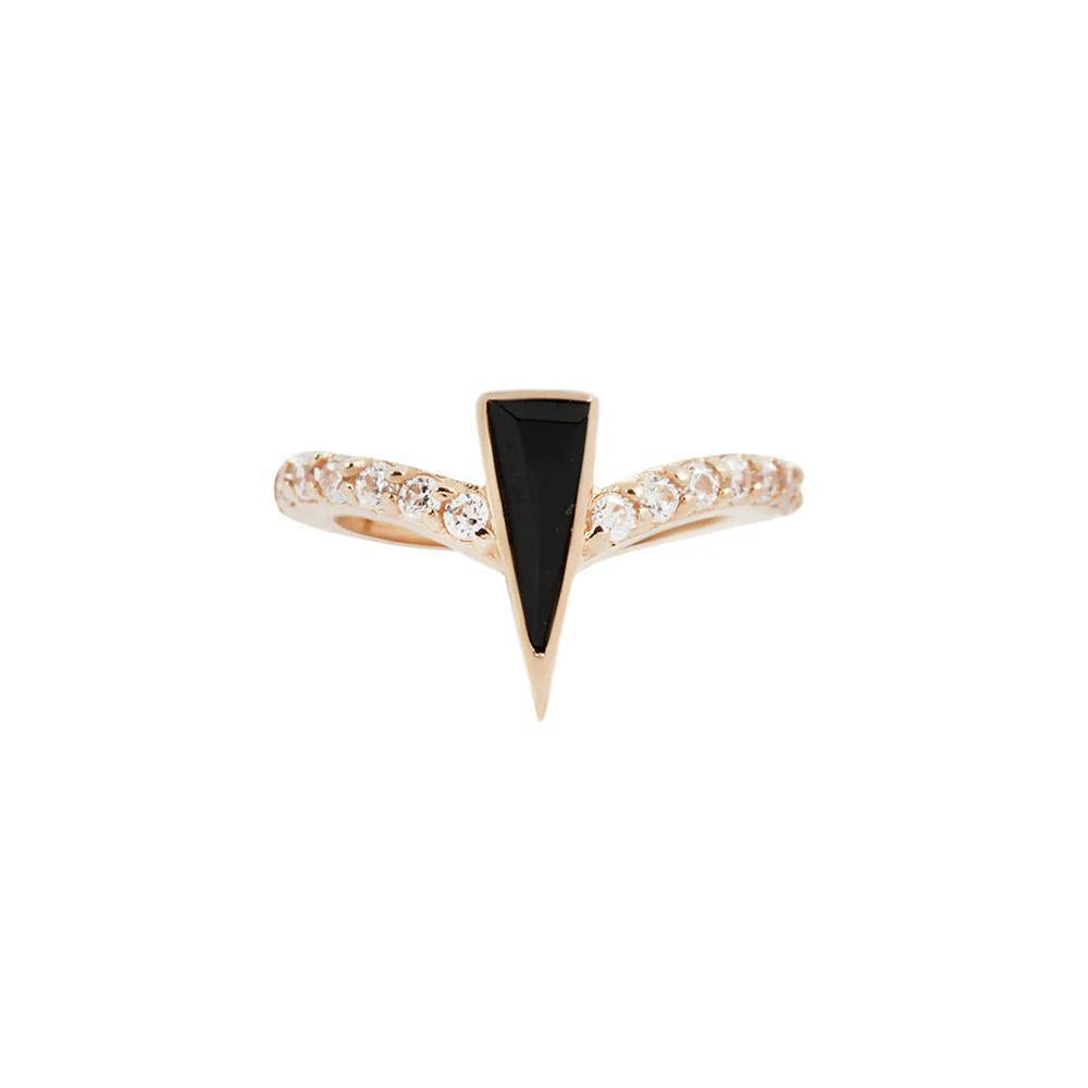 Buddha | 14k gold | Mikah | Black Spinel + CZ