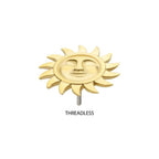Invictus | 14k gold | Sun Face