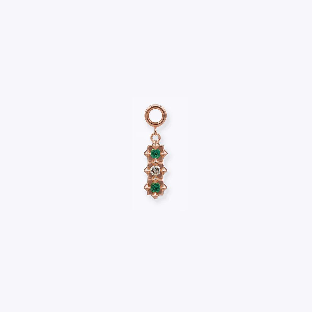 Tether | 14k gold | Stargazer Pendant | Emerald & Diamond