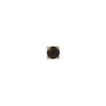 Buddha | 14k gold | Prong | Smoky Quartz