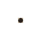 Buddha | 14k gold | Prong | Smoky Quartz