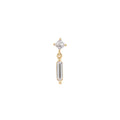 Buddha | 14k gold | Aha Moment | Clear CZ