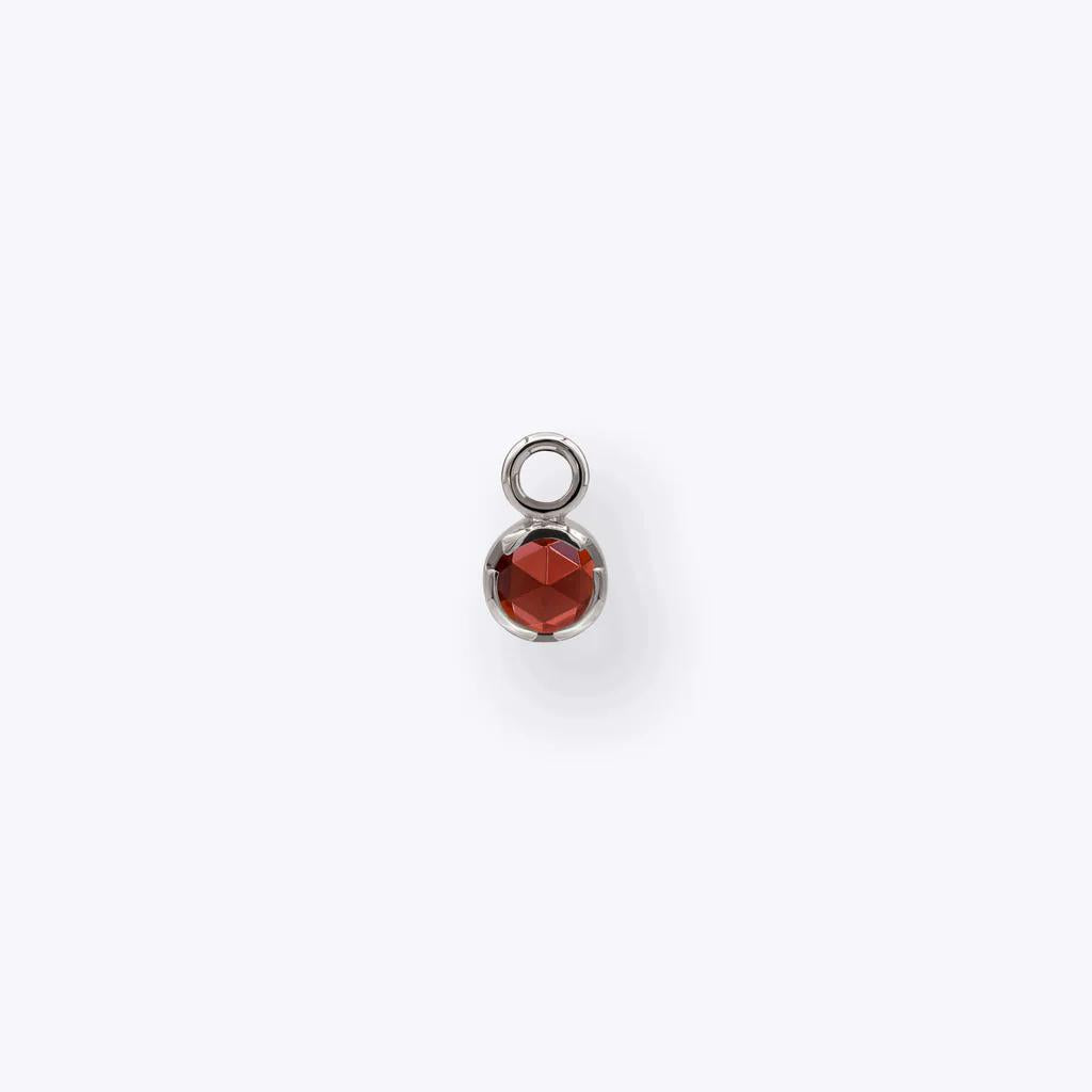 Tether | 14k gold | Luka Charm | Garnet