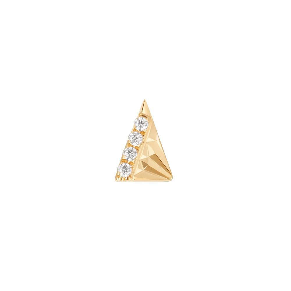 Buddha | 14k gold | Highlight | Clear CZ