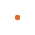 Buddha | 14k gold | Peekaboo | Sandblasted Orange Garnet