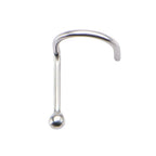 Invictus | 14k gold | Nose Screw with 2mm Ball Top