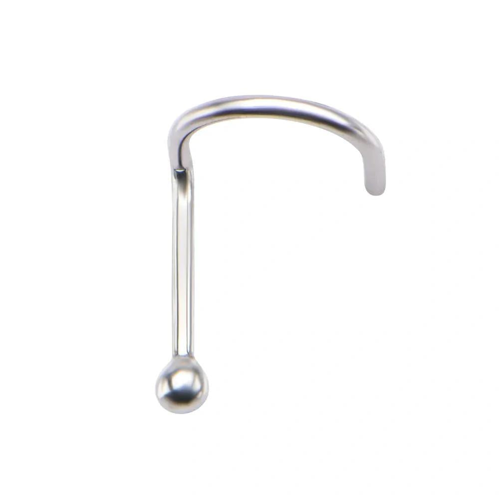 Invictus | 14k gold | Nose Screw with 2mm Ball Top
