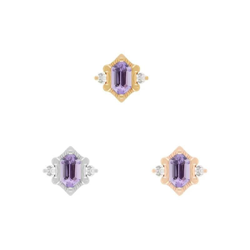 Buddha | 14k gold | Reyna | Amethyst