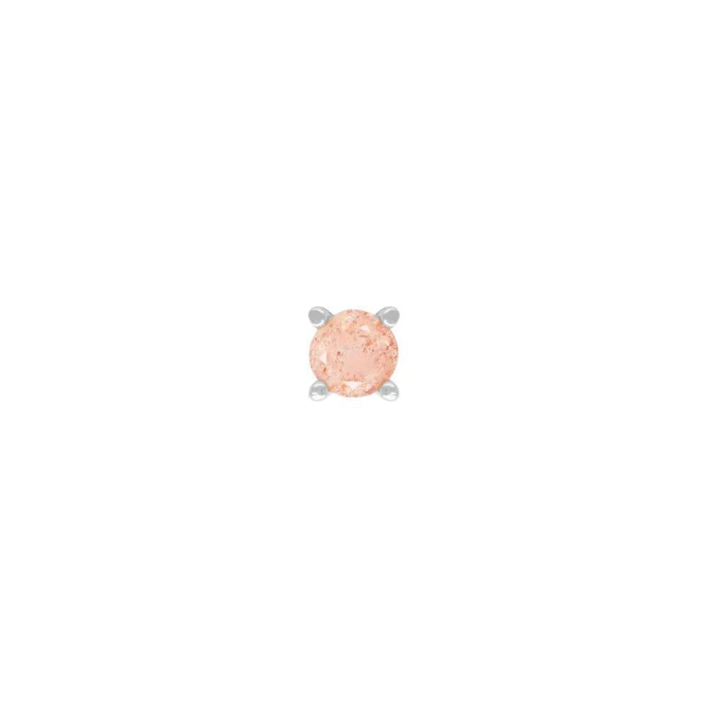 Buddha | 14k gold | Prong Gem Threadless End | Sunstone