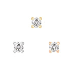 Buddha | 14k gold | Prong | White Diamond