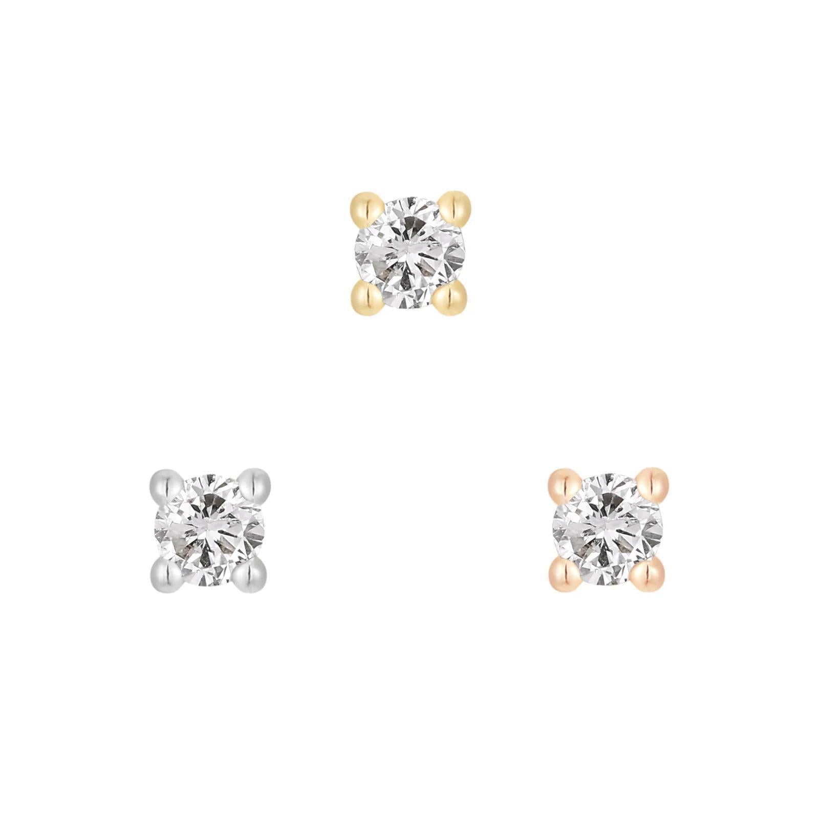 Buddha | 14k gold | Prong | White Diamond