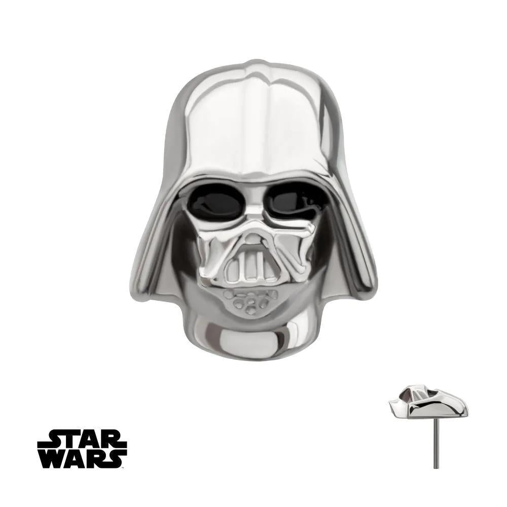 Invictus | Titanium | Threadless Flat Back Star Wars 3D Darth Vader Top