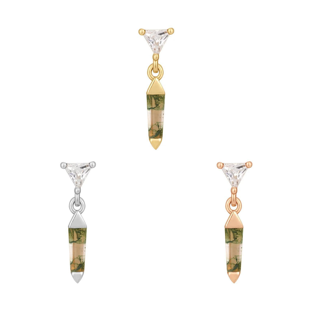 Buddha | 14k gold | Savvy | Moss Agate