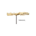Invictus | 14k gold | Pave Set Anchor | CZ