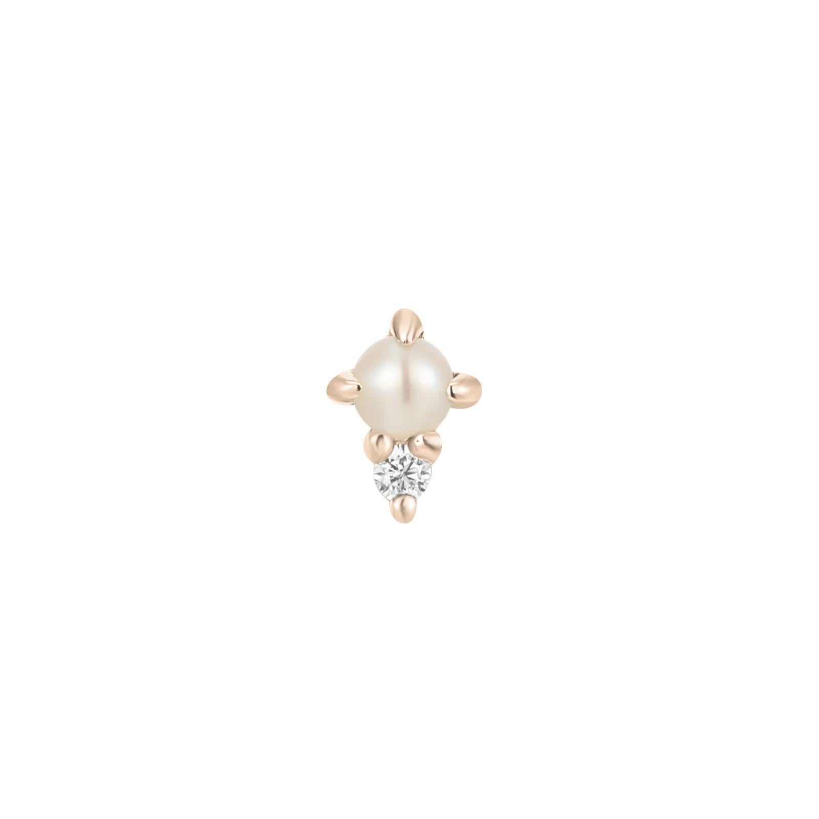 Buddha | 14k gold | The Light | Freshwater Pearl + CZ