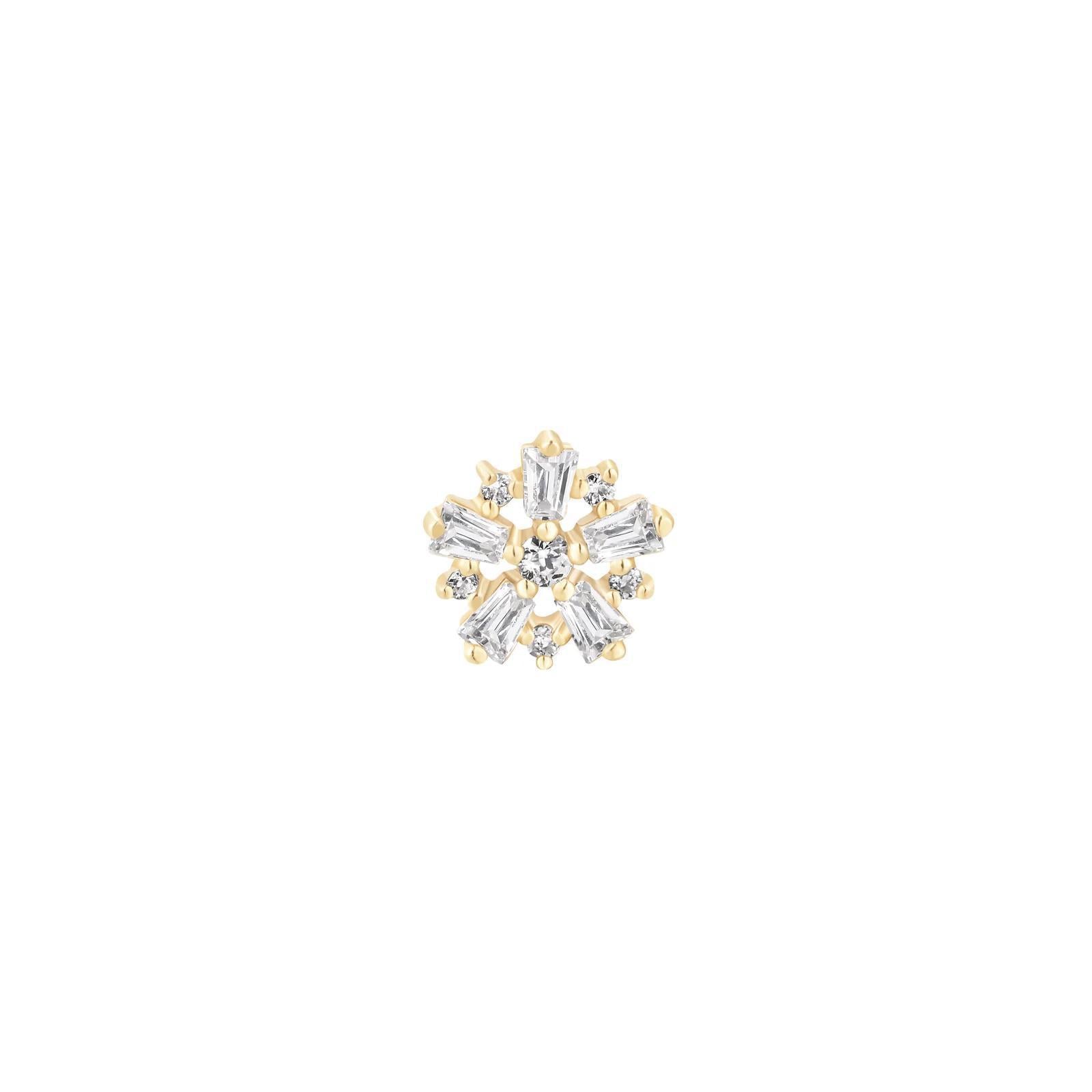 Buddha | 14k gold | Audacious | Swarovski Crystal CZ