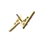 Invictus | 14k gold | Lightning Bolt | CZ