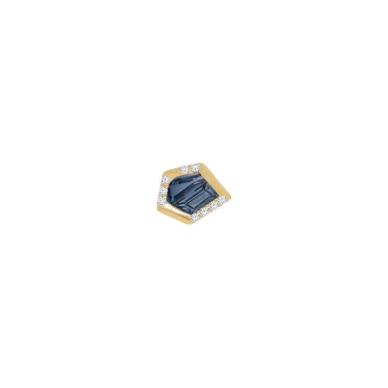 Buddha | 14k gold | Route | London Blue Topaz