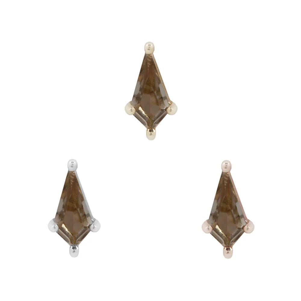 Buddha | 14k gold | Mini Soho | Smoky Quartz