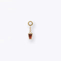 Tether | 14k gold | Linda Chain Charm | Garnet