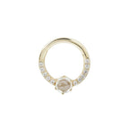 Buddha | 14k gold | Tinsley | White Sapphire + CZ