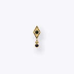 Tether | 14k gold | Dyna Drop | Blue Sapphire