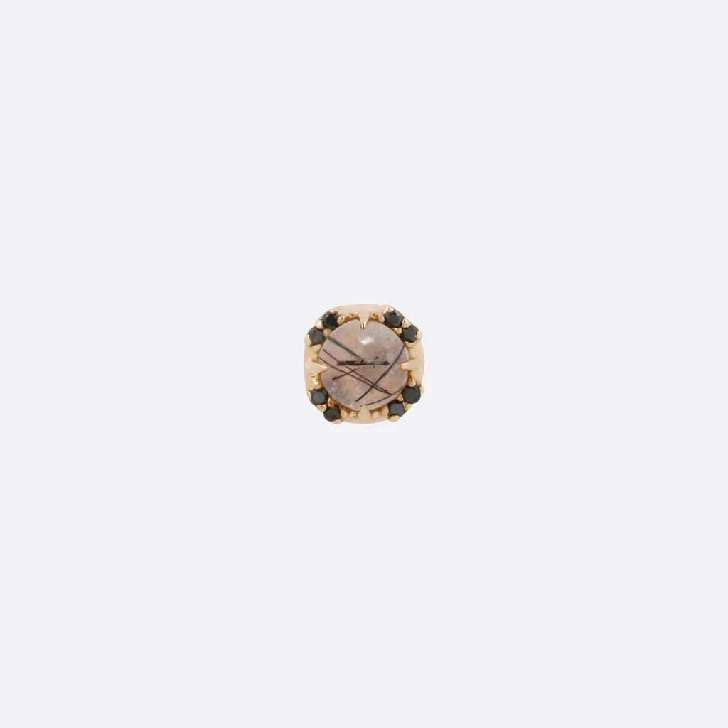 Tether | 14k gold | Galaxia | Tourmalated Quartz