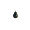 Buddha | 14k gold | Prong Pear | Moss Agate