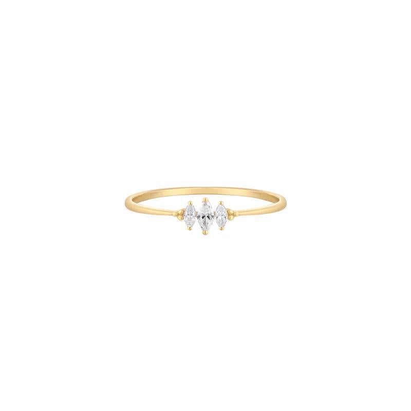 Buddha | 14k gold | RION x Buddha Zuri Trois Ring | Diamond