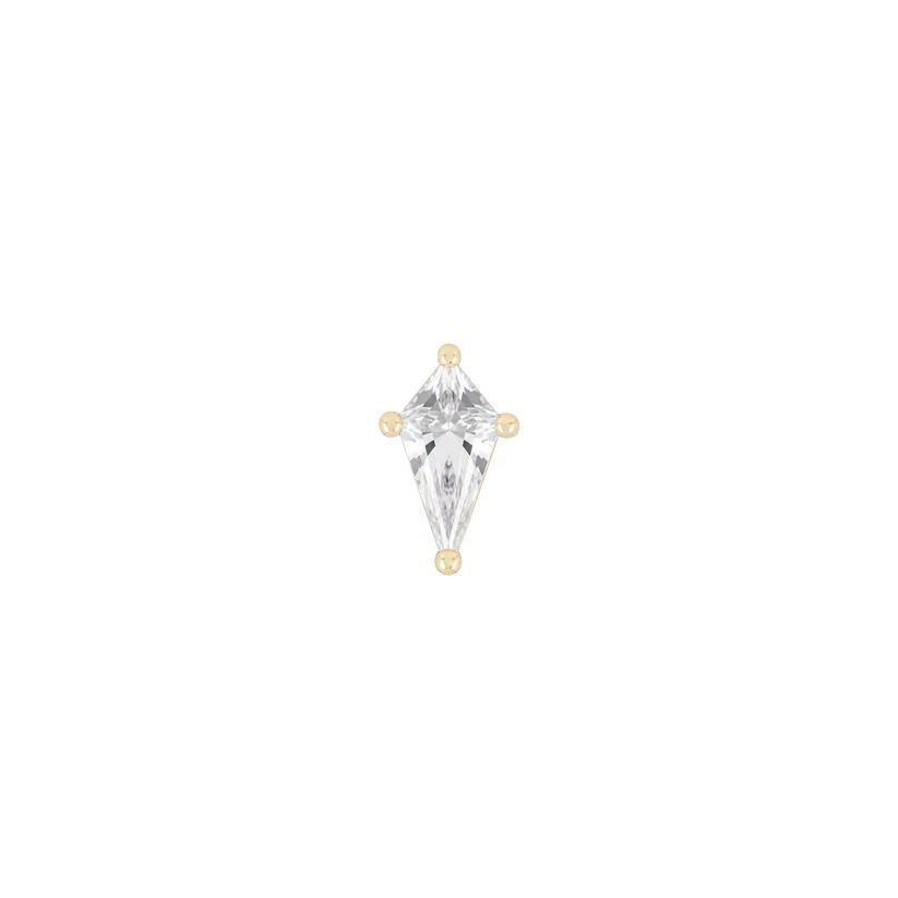 Buddha | 14k Gold | Nolita Threadless End | Cubic Zirconia
