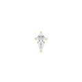 Buddha | 14k Gold | Nolita Threadless End | Cubic Zirconia