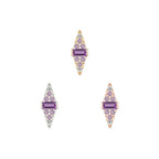 Buddha | 14k gold | Electric Feel | Amethyst Ombré