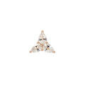 Buddha | 14k gold | 3 Little Pears | Clear CZ